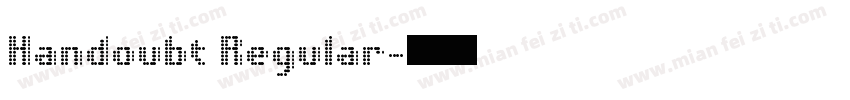Handoubt Regular字体转换